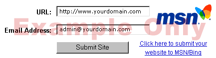 submit your website to msn